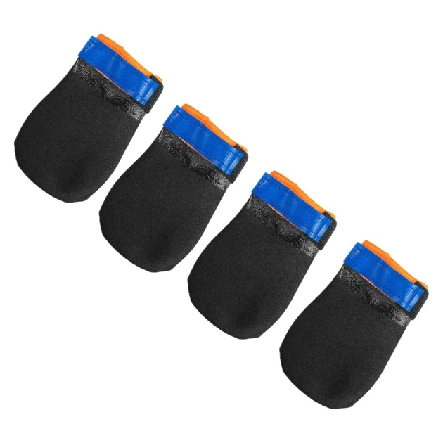 Черевики для собак Protector bootie Non-stop dogwear Чорний/Помаранчевий XS - Фото 1 Черевики для собак Protector bootie Non-stop dogwear Чорний/Помаранчевий XS - зображення 1