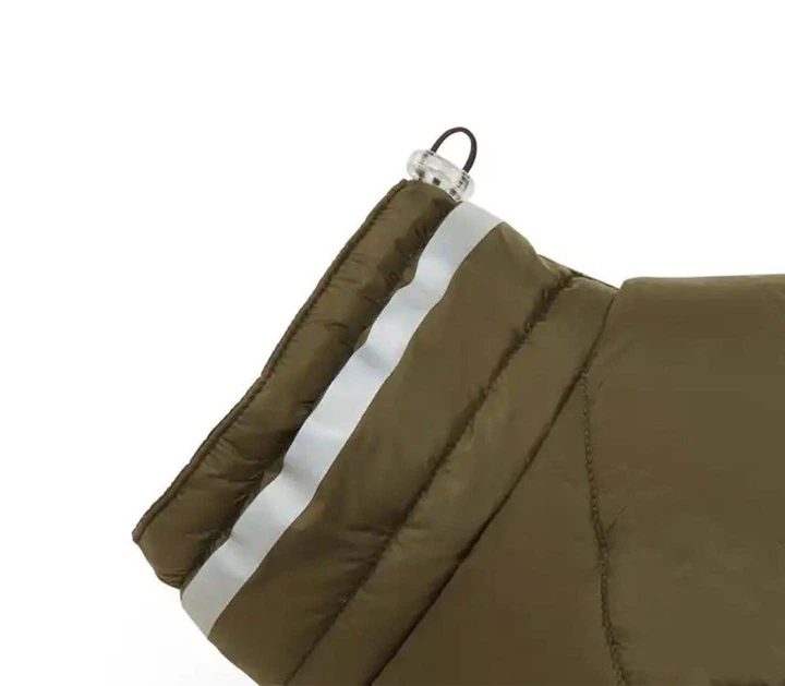 Тепла куртка для собак Wolters Cosy Оливковий 46 см - зображення 4