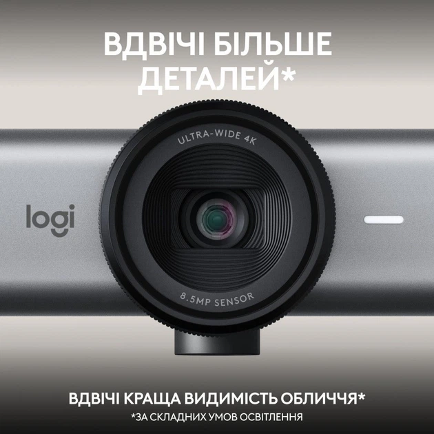 Веб-камера Logitech MX Brio 705 for Business 4K Graphite (960-001530) - Фото 4 Веб-камера Logitech MX Brio 705 for Business 4K Graphite (960-001530) - изображение 4
