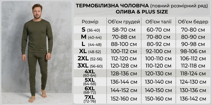 Мужское термобелье Thermo Base оливковое — Максимальное тепло и свобода движений в холодное время L - изображение 7
