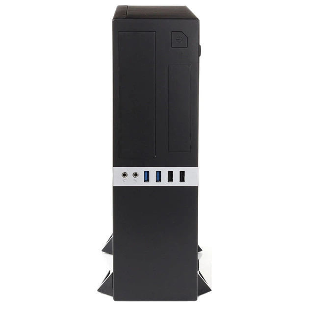 Корпус Casecom S-503 450W-80mm 2xUSB3.0+2xUSB2.0 SFF mATX, Black - изображение 3