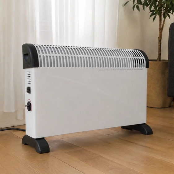 Обогреватель Domotec MS-5904 электрический 2000 Вт для комнаты конвектор 23 м² с терморегулятором отопительный прибор 3 механических режима для частного дома спальни офиса - изображение 5