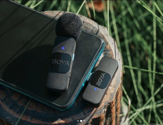 Беспроводной петличный микрофон BOYA BY-V10 USB-C – для Android/iPad/iPhone - изображение 4