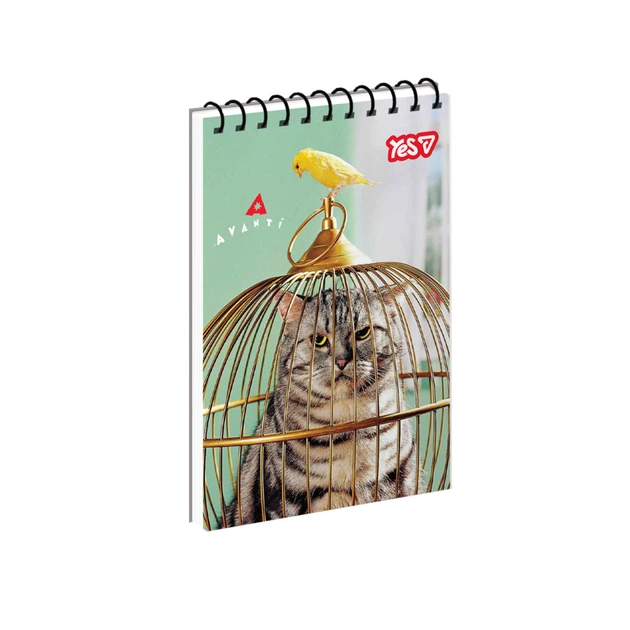 Тетрадь для записей А7 YES Locked-up cat 152559 80 листов - Фото 1 Тетрадь для записей А7 YES Locked-up cat 152559 80 листов - изображение 1