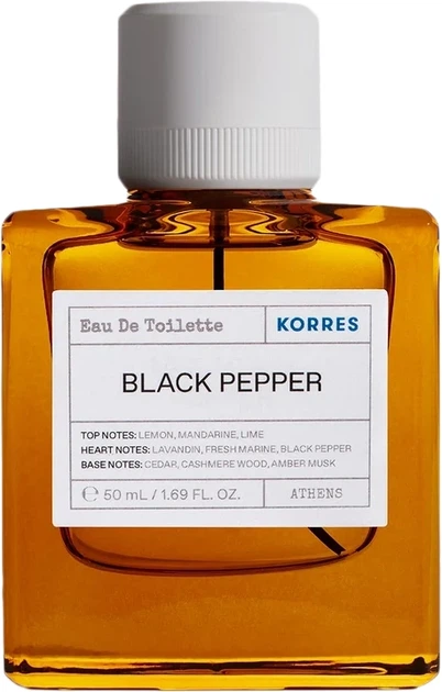 Woda toaletowa unisex Korres Black Pepper 50 ml (5203069090639) - Zdjęcie 1 Woda toaletowa unisex Korres Black Pepper 50 ml (5203069090639) - obraz 1