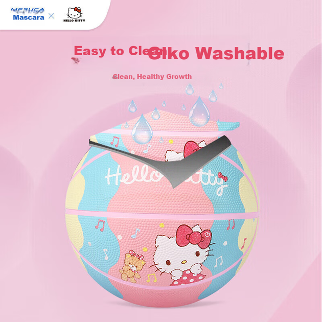Мяч баскетбольный Mesuca Hello Kitty Size 5 - Фото 5 Мяч баскетбольный Mesuca Hello Kitty Size 5 - изображение 5