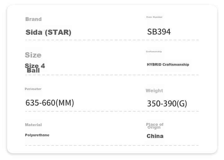Мяч футбольный Star SB394 Size 4 - Фото 9 Мяч футбольный Star SB394 Size 4 - изображение 9