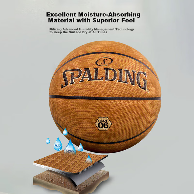 М'яч баскетбольний SPALDING Pilot 06 77/739Y розмір 7 - зображення 4