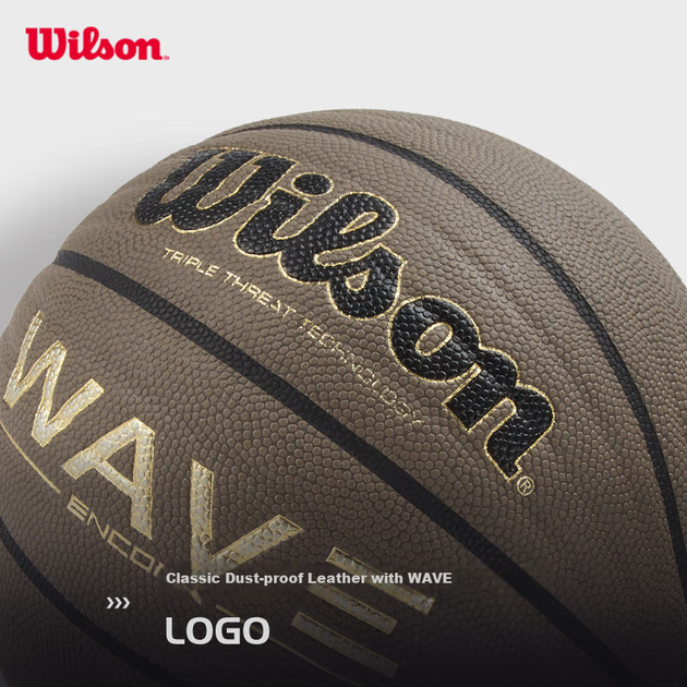М'яч баскетбольний Wilson WAVE ENCORE Series розмір 7 - Фото 2 М'яч баскетбольний Wilson WAVE ENCORE Series розмір 7 - зображення 2