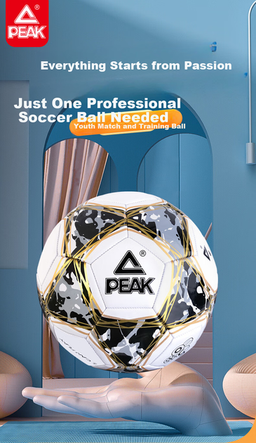 Мяч футбольный Peak 5 Size 5 - Фото 5 Мяч футбольный Peak 5 Size 5 - изображение 5