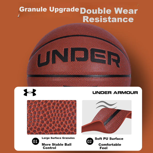 Мяч баскетбольный Under Armour Size-7 Синий - изображение 5