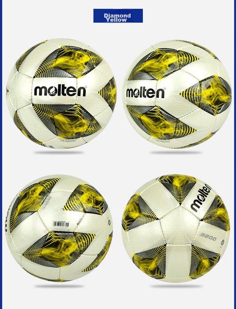 М'яч футбольний Molten F4A3200-WY Size 4 - зображення 2