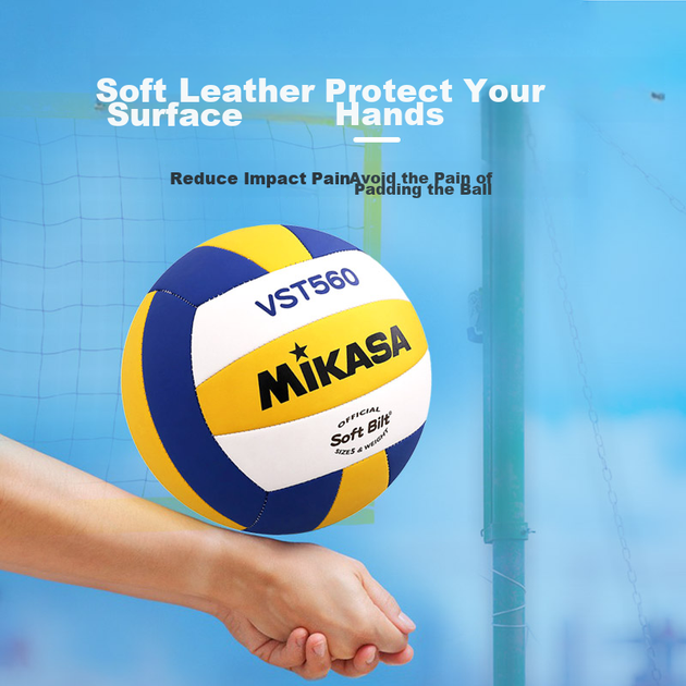 М'яч волейбольний Mikasa VST560 Size 5 - зображення 3