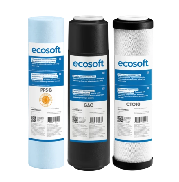 Комплект картриджей Ecosoft 1-2-3 (осмос) улучшенный (CHV3ECO) - изображение 3