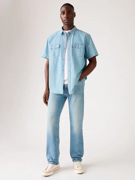 Джинсы Regular Fit мужские Levi`s 527022410 W40L30 Голубые (1161804016) - Фото 4 Джинсы Regular Fit мужские Levi`s 527022410 W40L30 Голубые (1161804016) - изображение 4