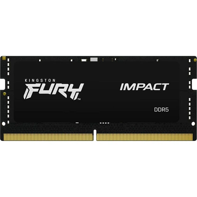 Модуль пам'яті для ноутбука SoDIMM DDR5 16GB 6000 MHz Impact XMP Kingston Fury (ex.HyperX) (KF560S38IB-16) - Фото 1 Модуль пам'яті для ноутбука SoDIMM DDR5 16GB 6000 MHz Impact XMP Kingston Fury (ex.HyperX) (KF560S38IB-16) - зображення 1