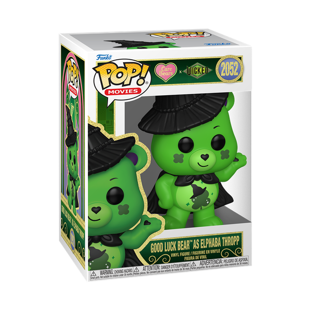 Figurka Funko POP! Movies: Wicked and Care Bears Good Luck Bear as Elphaba 10 cm 93385 (889698933858) - obraz 4