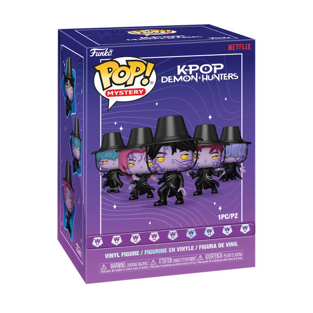 Zestaw figurek niespodzianek Funko POP! Mystery: KPop Demon Hunters 10 cm 6 szt 96235 (889698962353) - obraz 5