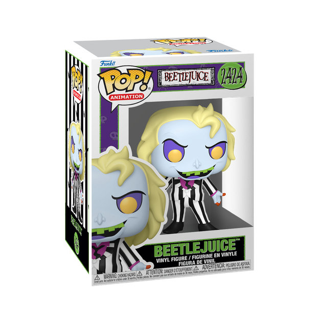 Figurka Funko POP! Animation: Animated Beetlejuice Beetlejuice 10 cm 93897 (889698938976) - obraz 3