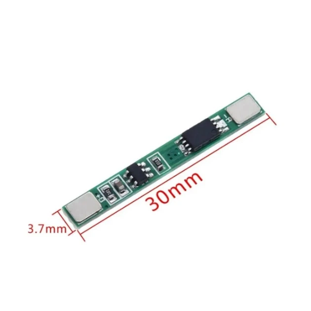 Модуль захисту акумулятора BMS 1S 3,7V 2A - Фото 2 Модуль захисту акумулятора BMS 1S 3,7V 2A - зображення 2
