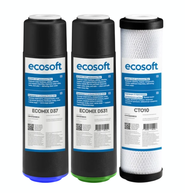 Комплект картриджів Ecosoft покращений для проточних фільтрів (CRV3ECO ) - зображення 4