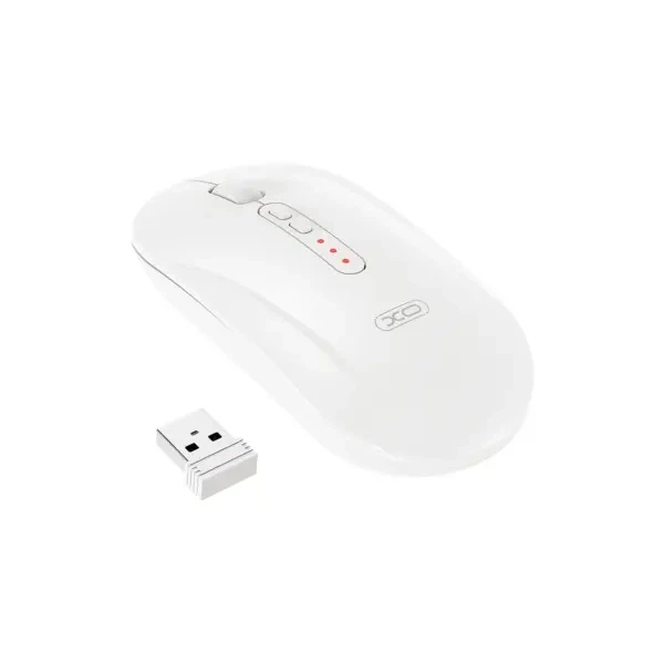 Компютерна мишка XO M13 Tri-mode Bluetooth Wireless Silent Mouse, Білий - Фото 1 Компютерна мишка XO M13 Tri-mode Bluetooth Wireless Silent Mouse, Білий - изображение 1