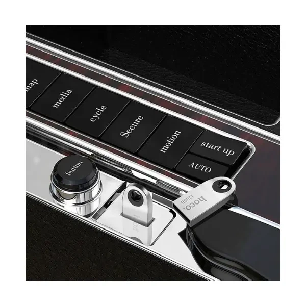 Флеш-накопичувач USB Hoco UD9 Insightful Smart Mini car music USB drive 16GB, Сірий - изображение 5