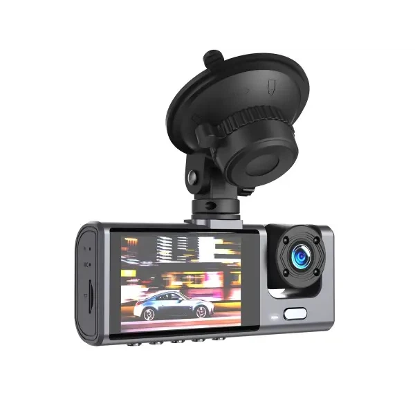 Відеореєстратор автомобільний XO XJ03, Front and Rear Dual Camera Car Recorder 1080 HD Video, Чорний - изображение 3