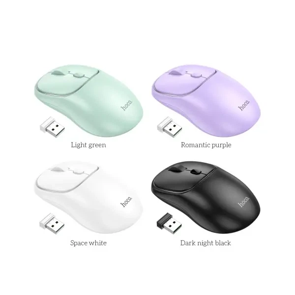 Компютерна мишка Hoco GM25 Royal dual-mode business ws mouse, Білий - Фото 3 Компютерна мишка Hoco GM25 Royal dual-mode business ws mouse, Білий - изображение 3