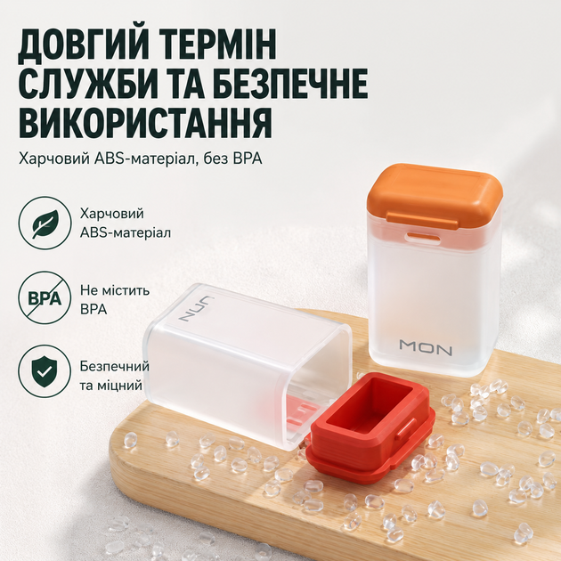 Органайзер для таблеток RIAS HG-07 магнитный недельный 7 контейнеров Multicolor (3_08523) - изображение 2