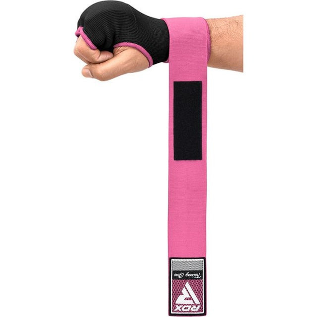 Бинты-перчатки RDX IS2 Inner Straps с гелем для запястья M розовые(PP_64257102D7A0) - изображение 4