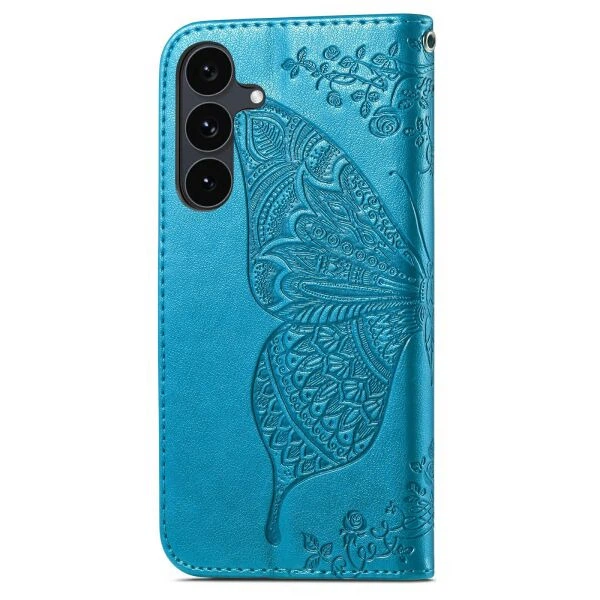 Чехол-книжка с рисунком UniCase Butterfly Pattern для Samsung Galaxy S26 FE - Blue - Фото 6 Чехол-книжка с рисунком UniCase Butterfly Pattern для Samsung Galaxy S26 FE - Blue - изображение 6