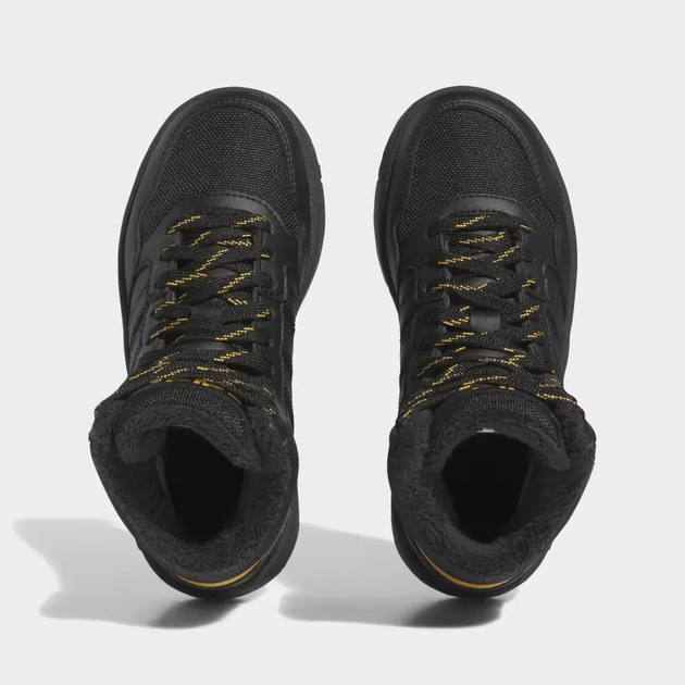 Кросівки Adidas Hoops 3.0 Mid Core Black/Core Black/Preloved Yellow 36.5-4.5-23.8см - Фото 5 Кросівки Adidas Hoops 3.0 Mid Core Black/Core Black/Preloved Yellow 36.5-4.5-23.8см - изображение 5