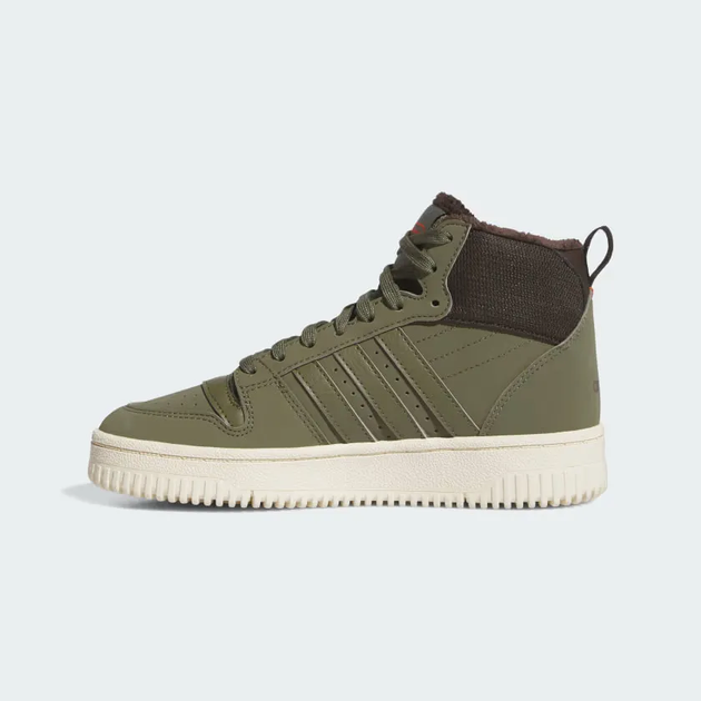Кросівки Adidas Break Start Mid Winterized J Olive Strata/Dark Brown/Cream White 36.5-4.5-23.7см - изображение 2