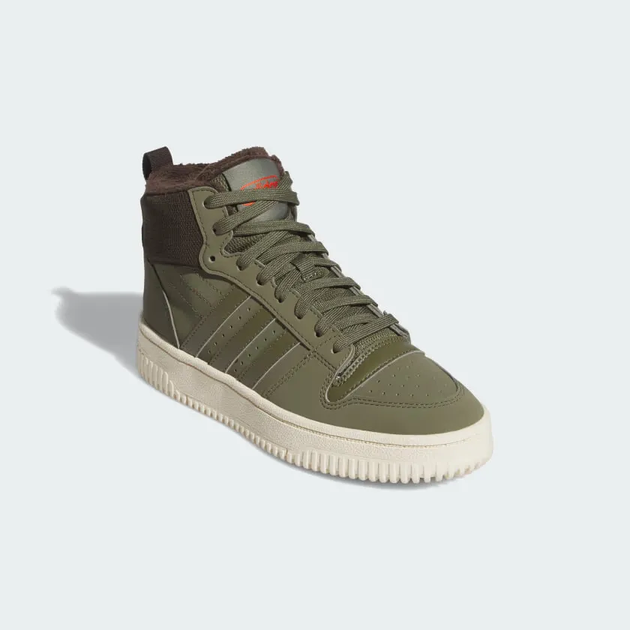Кросівки Adidas Break Start Mid Winterized J Olive Strata/Dark Brown/Cream White 36.5-4.5-23.7см - изображение 3