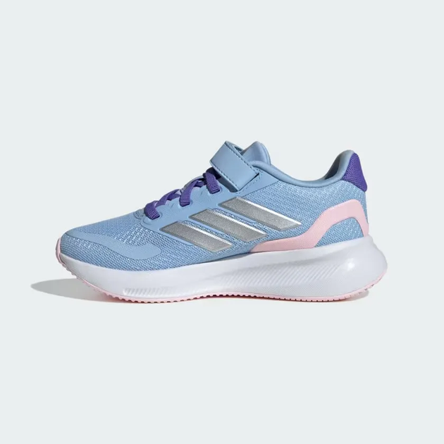 Кросівки Adidas Runfalcon 5 C Glow Blue/Silver Metallic/Clear Pink 33.5-2-22см - изображение 4