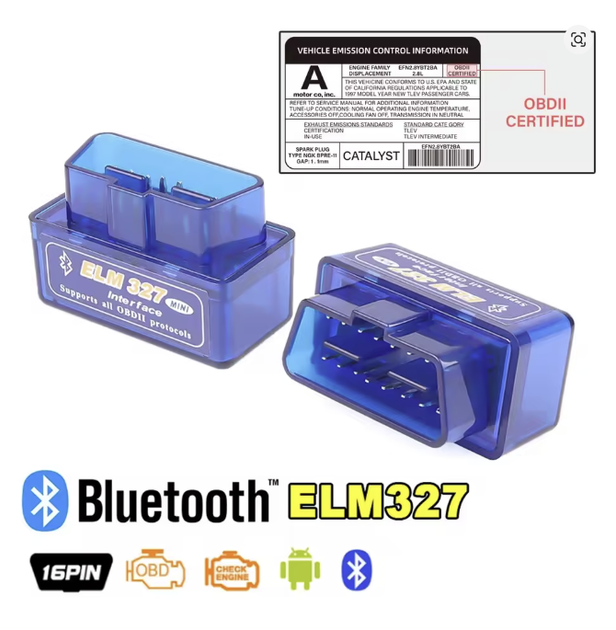 Автосканер диагностический адаптер OBD2 ELM327 1.5 Bluetooth чтение ошибок - изображение 4
