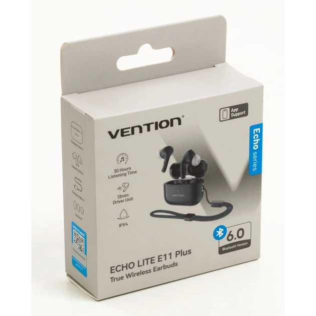Наушники Vention Echo Lite E11 Plus Black (NBVB0-Plus) - изображение 10