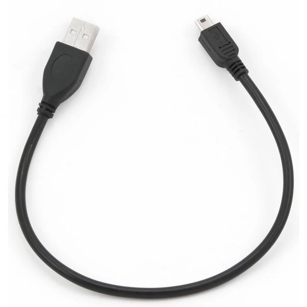 Дата кабель USB 2.0 AM to Mini 5P 0.3m Cablexpert (CCP-USB2-AM5P-1) - Фото 2 Дата кабель USB 2.0 AM to Mini 5P 0.3m Cablexpert (CCP-USB2-AM5P-1) - изображение 2