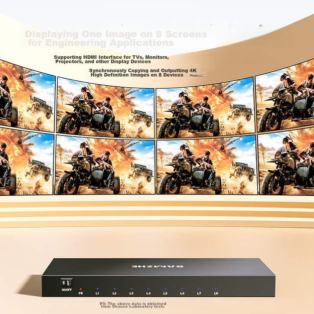 Разветвитель HDMI SAMZHE FP18 на 8 выходов - изображение 7