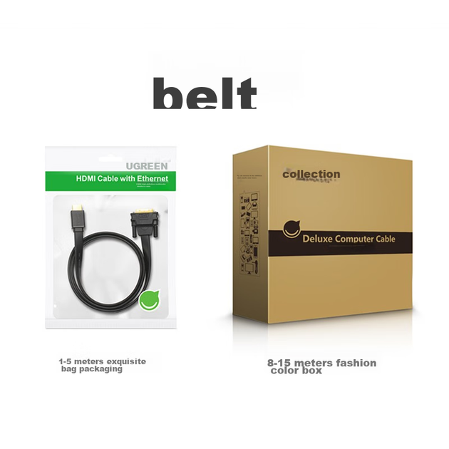 Переходник Ugreen HD106 HDMI - DVI двунаправленный 15 м (10166) - изображение 10