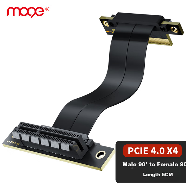 Райзер PCI-E MOGE MC499405 PCI-E 4.0 5 см - изображение 4