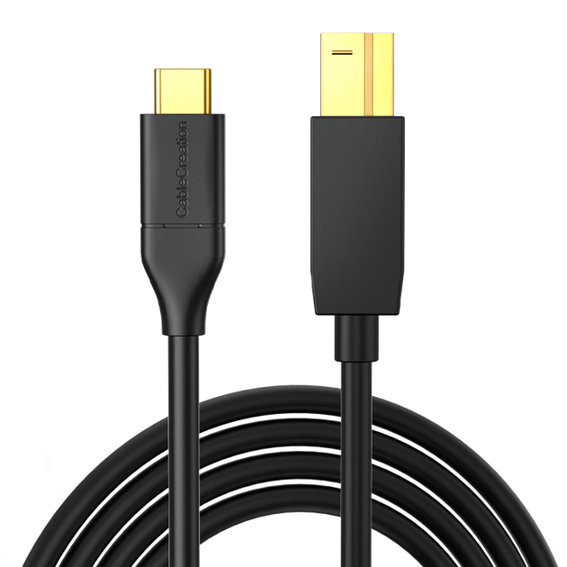 Кабель CABLE CREATION USB3.2 Type-C - USB-B 10Гбит/с, 2м - изображение 2
