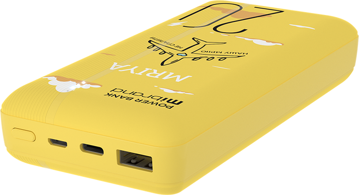 УМБ Mibrand Mriya 20000 mAh Yellow (MI20K/Mriya) - Фото 4 УМБ Mibrand Mriya 20000 mAh Yellow (MI20K/Mriya) - изображение 4