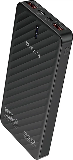 УМБ повербанк BAVIN PC1185 10000 mAh 22.5W Black (Y-PC1185 BK) - зображення 2