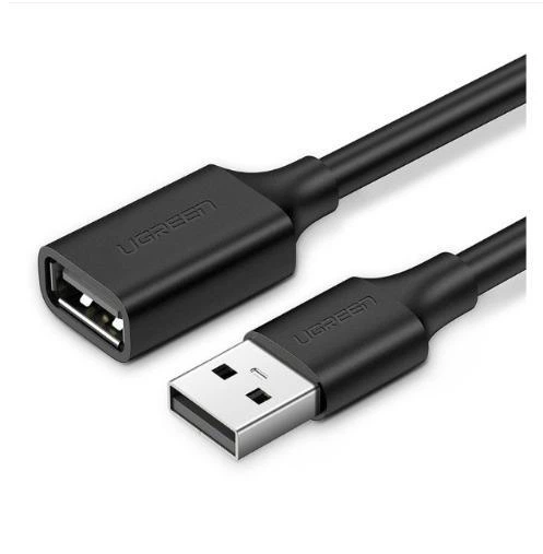 Кабель UGREEN US103 USB 2.0 A Male to A Female Cable 2m (Black)(UGR-10316) - Фото 1 Кабель UGREEN US103 USB 2.0 A Male to A Female Cable 2m (Black)(UGR-10316) - изображение 1