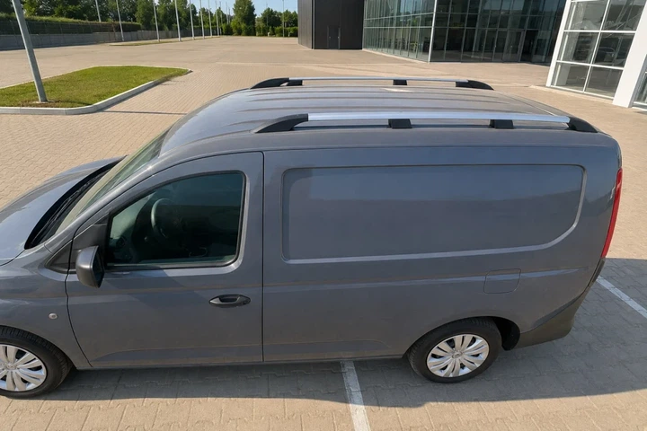 Рейлинги хром стандартная база пластиковые ножки для Volkswagen Caddy 2020- гг - изображение 6