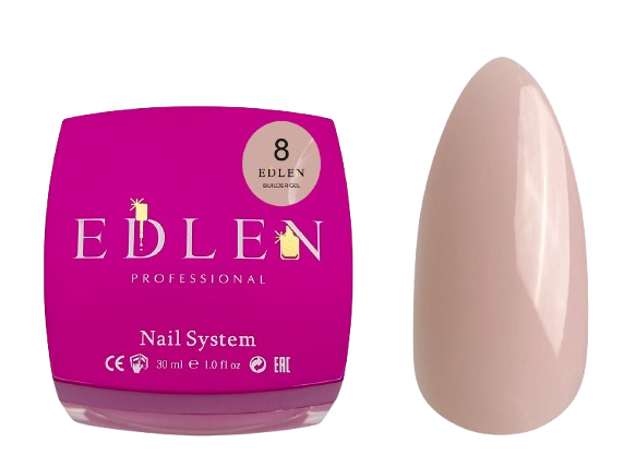 Гель моделирующий Edlen №08 Tea rose, 30 мл - Фото 1 Гель моделирующий Edlen №08 Tea rose, 30 мл - изображение 1