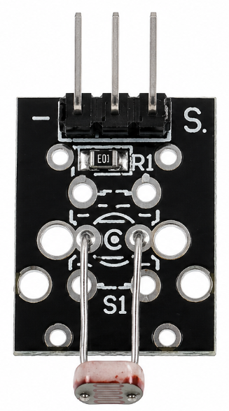 KY-018 модуль фоторезистора, датчик освещенности и уровня света для Arduino - Фото 1 KY-018 модуль фоторезистора, датчик освещенности и уровня света для Arduino - изображение 1