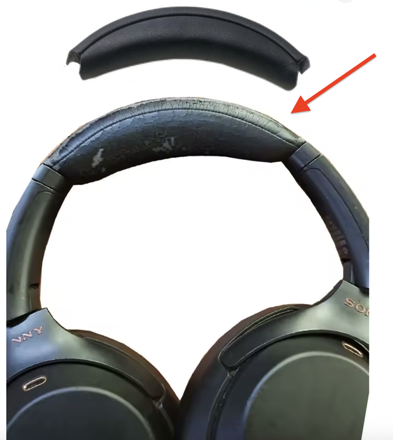Комплект для наушников Sony WH-1000XM3: тканевые амбушюры и накладка / ремкомлект на оголовье black черный - Фото 3 Комплект для наушников Sony WH-1000XM3: тканевые амбушюры и накладка / ремкомлект на оголовье black черный - изображение 3